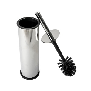 Perie WC cu suport Zilan, inox, argintiu, 39cm x 10cm, ZLN6928