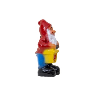 Pitic de gradina ceramica Zilan, model felinar, multicolor, lucios, 40x28x38 cm, 2kg, EXT9951 - Img 3