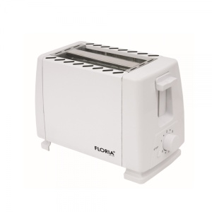 Prajitor de paine Zilan, 700W, 7 nivele de control, 2 felii, inox, alb, 12x24x16 cm, ZLN1833