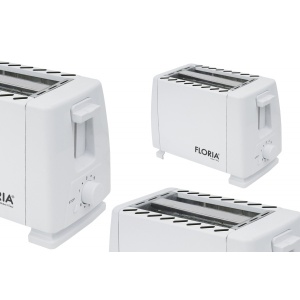 Prajitor de paine Zilan, 700W, 7 nivele de control, 2 felii, inox, alb, 12x24x16 cm, ZLN1833 - Img 4