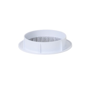 Rama aerisire Zilan, plastic alb lucios, 110mm, rezistenta UV, EXT7194 - Img 3