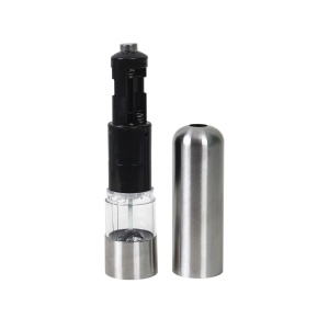 Rasnita electrica Zilan pentru condimente, inox, 7x7x22 cm, 0.1 l, 2 x AA, argintiu, DSY1074 - Img 3