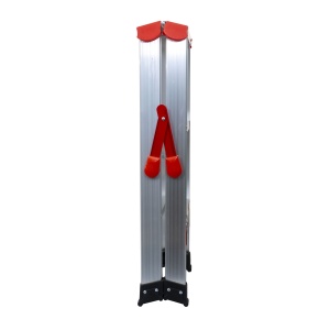 Scara dubla Zilan, aluminiu, 2x3 trepte, pliabila, inaltime 85cm, latime 64cm, suport maxim 150kg, ZTS8187 - Img 3