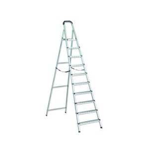 Scara metalica Zilan 9 trepte, profil patrat, suporti anti-alunecare, vopsita electrostatic, ZLN1213