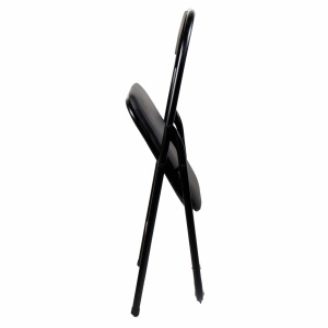 Scaun pliant Zilan negru, tapitat, utilizat pentru bucatarie si living, 80x43x45 cm, cod DSY1115 - Img 4