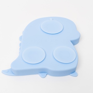 Set hranire bebelus din silicon Z-TOOLS, 6 piese, farfurie compartimentata 23x18x2.5cm, bol cu capac 13x5cm, baveta reglabila 32x23cm, tacamuri 14x3.5cm, canita antrenament 8x9cm, ZTS9097 - Img 6