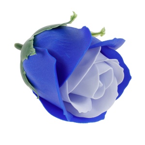 Set trandafiri sapun love, albastru-bleu, 50 buc, 6.5 cm inaltime, 5 cm diametru, SF003-3 - Img 2