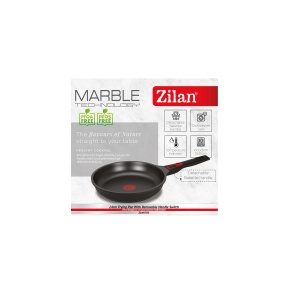 Tigaie Zilan ceramica, 24cm, maner detasabil, baza inductie, 26x26x6 cm, ZLN0705 - Img 2