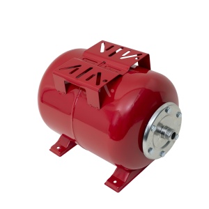 Vas de expansiune Z-TOOLS, 24l, otel, orizontal, cilindric, rosu, 44cm x 23cm x 30cm, ZTS5708 - Img 4