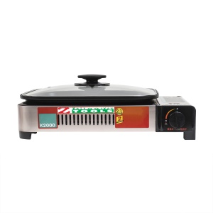 Aragaz camping Zilan, 1 arzator, alimentare butelie, 2.1kw, sticla, 46x31x9 cm, ZTS5616 - Img 2