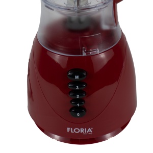 Blender Zilan, 300W, 1.5l, 3 viteze, cu spatula inclusa, rosu, 18x18x41 cm, ZLN3079 - Img 3
