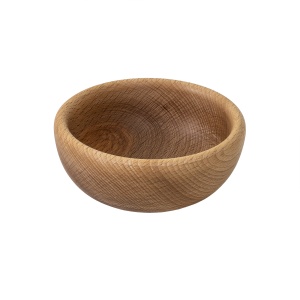 Bol din lemn Zilan, rotund, diametru 14 cm, marou, 1 bucata, EXT6097