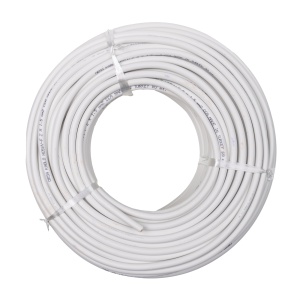 Cablu electric simplu Zilan, 2x1.5mm, lungime 100m, alb, utilizare interior/exterior, 220V, EXT5682 - Img 2