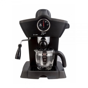 Cafetiera Zilan pentru cafea macinata, alimentare electrica, 800W, 1 ceasca, plastic, sticla, negru, ZLN2854 - Img 1