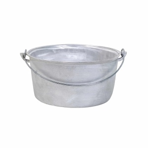 Ceaun aluminiu alimentar Zilan, capacitate 5L, fund drept, cod EXT8041_1