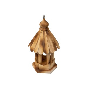 Colivie din lemn Zilan pentru pasari, diametru 22cm, inaltime 40cm, EXT10521 - Img 2