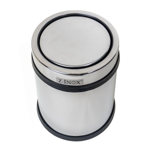 Cos menajer Zilan cu capac rotativ, inox, 11 l, 39x20x20 cm, ZLN4582 - Img 3