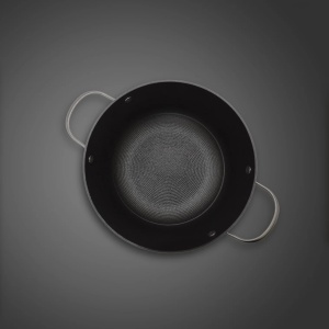 Cratita din fonta OTI, tip fagure, 24 cm, 3.5 L, capac sticla termorezistenta, otel inox, OTI0015 - Img 5