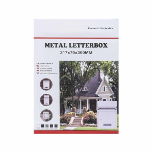 Cutie postala metalica Z-TOOLS, 21.7x7x30cm, negru, montare perete, laterala, ZTS5732_N - Img 4