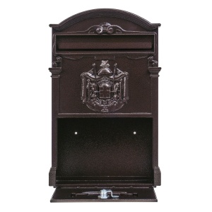 Cutie postala metalica Zilan, 410x260x90mm, design imperial rustic, cu placuta pentru afisaj nume, ZTS5577_M - Img 2