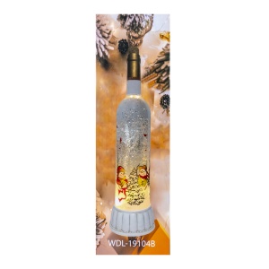 Decoratiune de Craciun Zilan cu alimentare USB sau 3 baterii, canta colinde, dimensiuni nedeclarate, CD4978B - Img 2