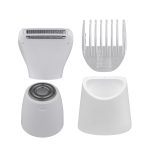 Epilator electric profesional QUIRITIS 3 in 1, incarcare USB, cap de taiere precisa, indicator luminos, cap de ras circular pentru fata, brate, zona bikini, perie de curatare, 20x13x6 cm, ZLN8740 - Img 5