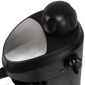 Espressor manual Zilan cu functie spuma cappuccino, 800W, plastic, negru, 0.5l, 2 cesti, tava detasabila, ZLN3154 - Img 3