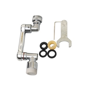 Extensie rotativa pentru robinet Zilan, cu aerator, 135mm lungime, 24mm latime, 40mm inaltime, ZTS8324 - Img 3