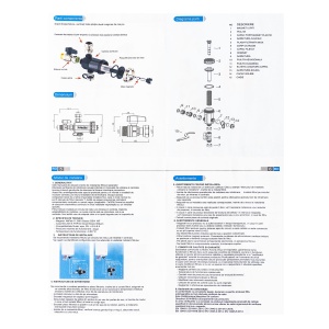 Filtru anti-magnetita Zilan, 3/4", miez magnetic 11000 Gauss, compatibil cu sisteme de incalzire, HVAC, solar, dimensiuni compacte, PA66 GF30, robinet alama, articol EXT10752 - Img 5