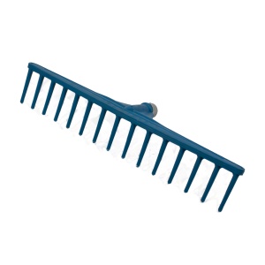 Grebla plastic Zilan, 80 cm, 15 dinti, utilizare profesionala, albastru, 4513 - Img 2