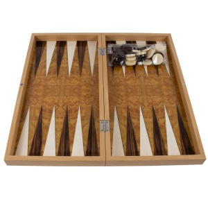 Joc de table Z-tools, lemn lacuit, 50x50 cm, pliabil, 2 zaruri, 30 piese, multicolor, 987 - Img 2