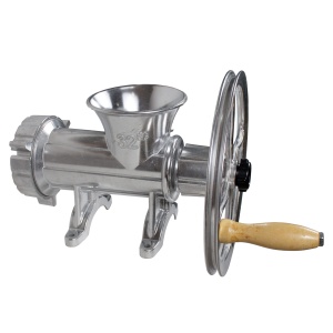 Masina de tocat carne Zilan, nr. 32, aluminiu, manuala sau electrica, fulie mare cu rulment, 1500 Rpm, 4665 - Img 2