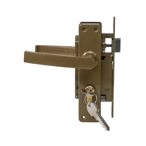 Pachet broasca cu cilindru culoare oro, maner cu sild clasic, 3 chei, dimensiuni cilindru 31/31 mm, EXT5522 - Img 4