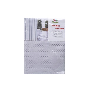 Perdea dus Zilan, poliester, 180x200 cm, gri, 12 carlige, CC9833_5 - Img 1