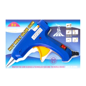 Pistol de lipit silicon Zilan, 20W, mic, pentru dantela, flori, lemn, cauciuc, dimensiuni mici, cod 10550 - Img 2