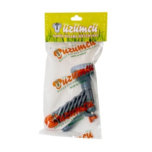 Pistol de udat Zilan cu 6 functii, reglabil 1/2', plastic, gri portocaliu, ZTS5541 - Img 2
