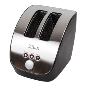 Prajitor de paine Zilan, inox, 2 felii, 6 nivele de prajire, 1000W, 30x20x15 cm, ZLN2690 - Img 3