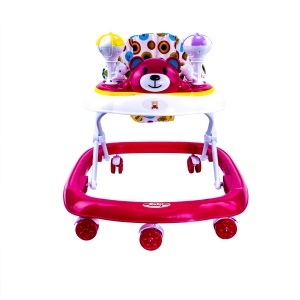 Premergator Zilan, scaun reglabil, 7 roti pivotante 360°, lungime 64 cm, latime 58 cm, greutate 3 kg, cod DSY1092-ROZ - Img 2