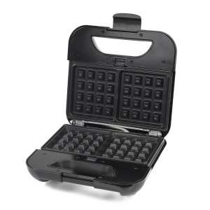 Sandwich-Maker Zilan 3 in 1, 800W, sistem inchidere, antiaderent, dimensiuni 22,5x22,5x9 cm, ZLN4704 - Img 6