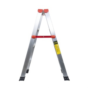 Scara dubla din aluminiu Zilan, 2x4 trepte, pliabila, inaltime 113cm, latime 81.5cm, greutate maxima 150kg, ZTS8188 - Img 2