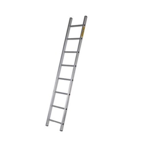 Scara simpla Zilan, 1 tronson, inaltime 2m, aluminiu, greutate suportata 150Kg, margini antiaderente, ZLN111-2M