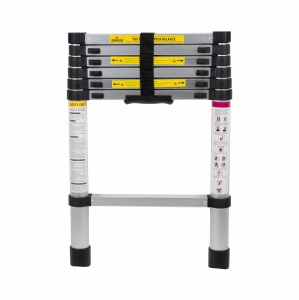 Scara telescopica Z-tools, aluminiu, 7 trepte, inaltime maxima 2 m, lungime 0.46 m, latime 0.65 m, greutate maxima suportata 150 kg, 4.8 kg, ZLN3155