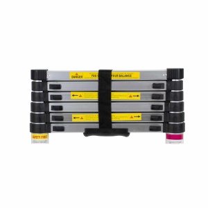 Scara telescopica Z-tools, aluminiu, 7 trepte, inaltime maxima 2 m, lungime 0.46 m, latime 0.65 m, greutate maxima suportata 150 kg, 4.8 kg, ZLN3155 - Img 3