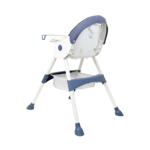 Scaun de masa copii Z-TOOLS, pliabil, balansoar, albastru, inaltime 90cm, lungime 49cm, latime 25cm, greutate maxima 50kg, varsta 5-72luni, ZTS9137 - Img 6