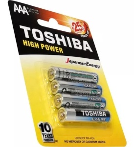 Set 4 baterii Toshiba R3 ALK 1.5V AAA, ZLN10982 - Img 3
