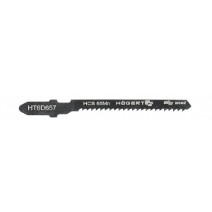 Set 5 bucati lame pentru fierastrau electric HOGERT, otel HCS 65Mn, 12TPI, lungime 76mm, 50mm util, compatibile Festool, DeWalt, Kress, AEG, Black & Decker, Bosch, Makita, Hitachi, Hilti, Milwaukee, HT6D657 - Img 1