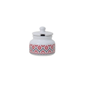 Set pentru miere Z-TOOLS cu cana si lingurita, capacitate 300ml, 11x11x12 cm, ceramica, EXT10783 - Img 3