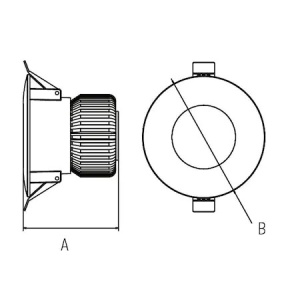 Spot led Horoz Electric Alexa-20, 20w, lumina alba 7000k, unghi de fascicul 120°, dimensiuni 32x145 mm EXT016-048-0020 - Img 2