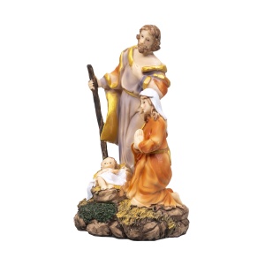Statueta decorativa Zilan Famila Sfanta, inaltime 24cm, latime 14cm, 26x15x12 cm, ZTS8047 - Img 3