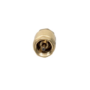 Supapa de sens cu arc Zilan, alama, 1/2", 3.8cm lungime, 2.5cm diametru, ZTS8321 - Img 2